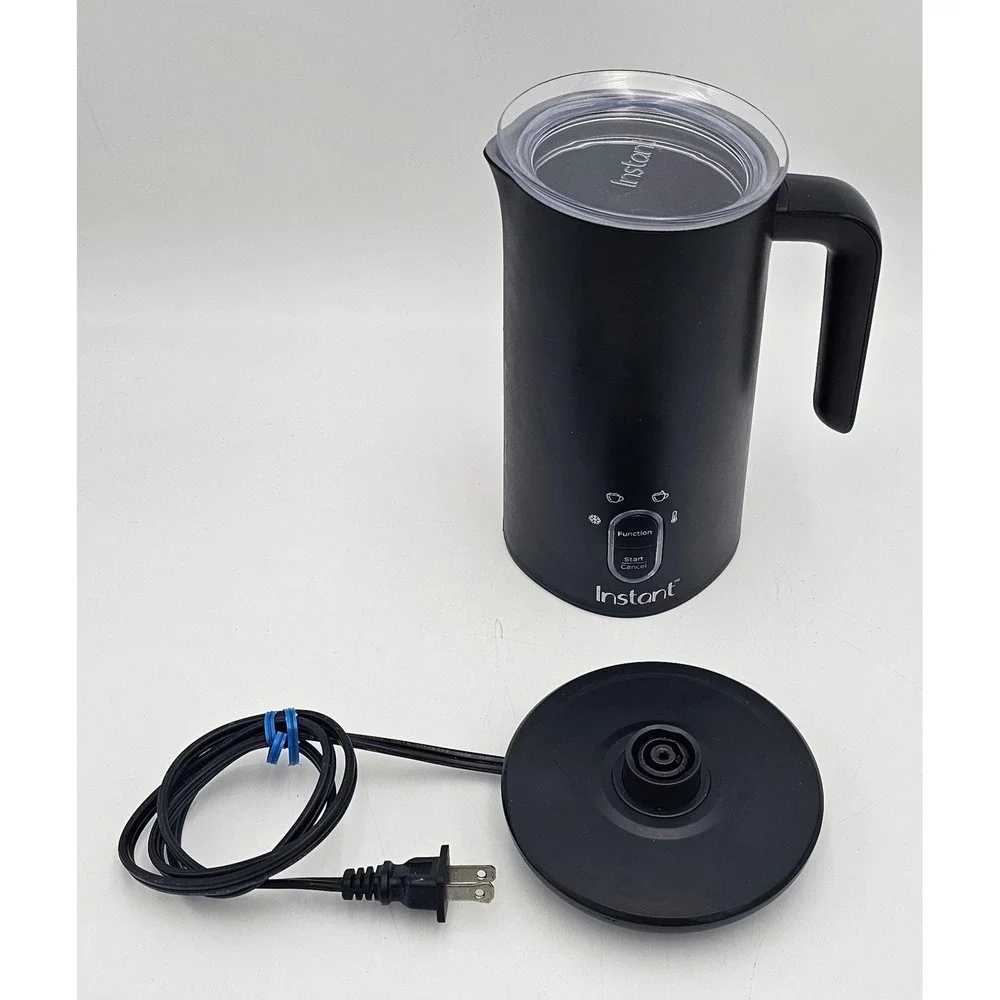 Instant Milk Frother 10 MB 4-in-1 Electric Coffee Foam Maker Black 500W